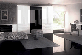 Phoenix High Gloss White & Black